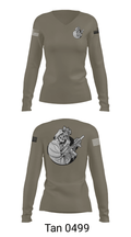 B co, 541st DSSB 85090583 Women's Long Sleeve V-neck Shirt - 41
