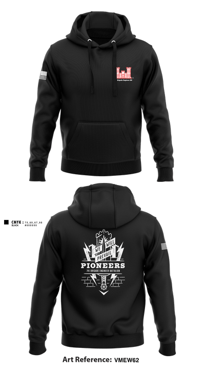 741 Brigade Engineer BN 61958018 Hoodie - 1
