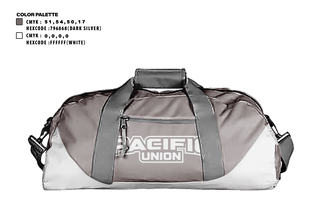 Duffle Bag, Pacific Union Elementary School, Spirit Store, Teamtime, Team time, sublimation, custom sports apparel, team uniforms, spirit wear, spiritwear, sports uniforms, custom shirts, team store, custom team store, fundraiser sports, apparel fundraiser