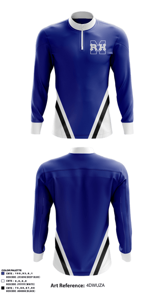 Quarter Zip Jacket, MRH High School, Spirit Store, Teamtime, Team time, sublimation, custom sports apparel, team uniforms, spirit wear, spiritwear, sports uniforms, custom shirts, team store, custom team store, fundraiser sports, apparel fundraiser