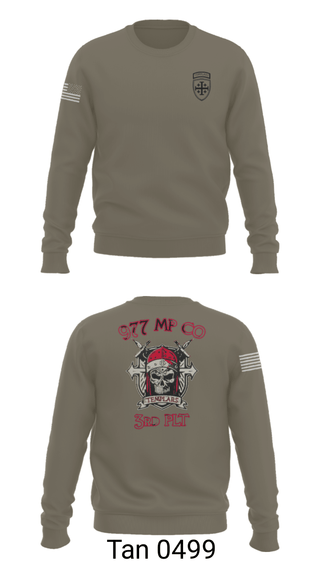 Crew Neck Sweatshirt, , Army, Teamtime, Team time, sublimation, custom sports apparel, team uniforms, spirit wear, spiritwear, sports uniforms, custom shirts, team store, custom team store, fundraiser sports, apparel fundraiser