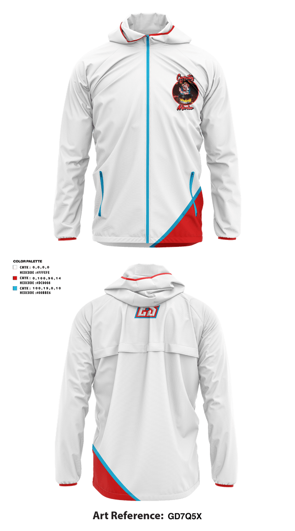 Windbreaker, East Side Thunder, Baseball, Teamtime, Team time, sublimation, custom sports apparel, team uniforms, spirit wear, spiritwear, sports uniforms, custom shirts, team store, custom team store, fundraiser sports, apparel fundraiser