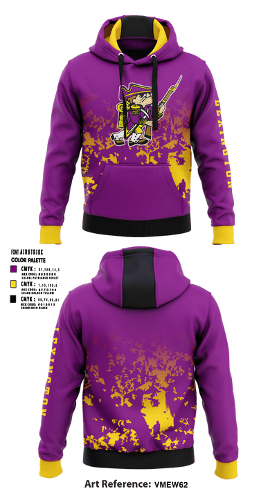 Lexington High School Basketball 47026889 Hoodie - 1