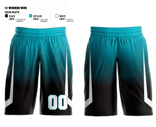 Womens Basketball Shorts, Pioneer Valley HS Panthers, Women's Basketball, Teamtime, Team time, sublimation, custom sports apparel, team uniforms, spirit wear, spiritwear, sports uniforms, custom shirts, team store, custom team store, fundraiser sports, apparel fundraiser