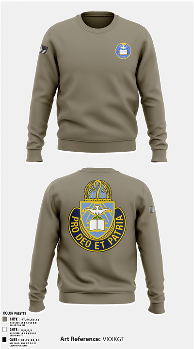 Chaplain Corps 559157 Crew Neck Sweatshirt - 1