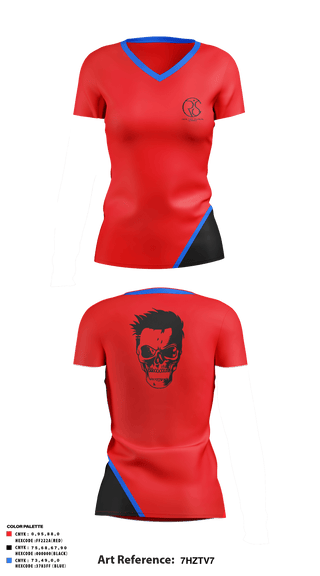 Women's Short Sleeve Vneck Shirt, Cris_the_barber, E-Sports, Teamtime, Team time, sublimation, custom sports apparel, team uniforms, spirit wear, spiritwear, sports uniforms, custom shirts, team store, custom team store, fundraiser sports, apparel fundraiser