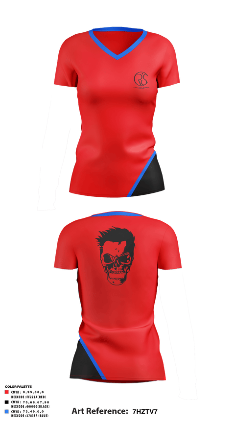 Women's Short Sleeve Vneck Shirt, Cris_the_barber, E-Sports, Teamtime, Team time, sublimation, custom sports apparel, team uniforms, spirit wear, spiritwear, sports uniforms, custom shirts, team store, custom team store, fundraiser sports, apparel fundraiser