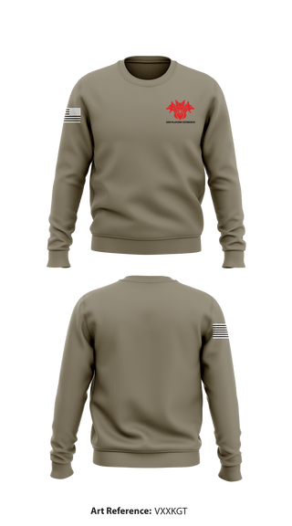 Crew Neck Sweatshirt, , Army, Teamtime, Team time, sublimation, custom sports apparel, team uniforms, spirit wear, spiritwear, sports uniforms, custom shirts, team store, custom team store, fundraiser sports, apparel fundraiser