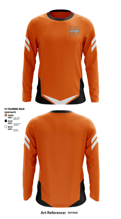 Northampton Area High School Wrestling 17120858 Long Sleeve Performance Shirt - 1