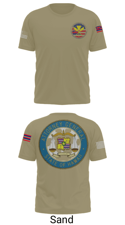 Hawaii Internet Crimes Against Children Task Force 74680579 Short Sleeve Performance Shirt - 36
