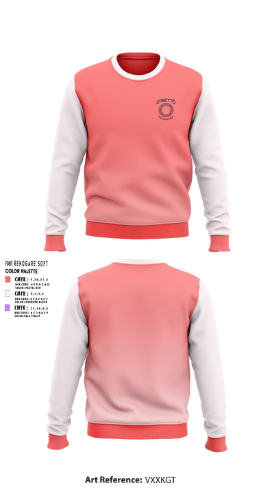 Loretto Fire Department 21936347 Crew Neck Sweatshirt - 1