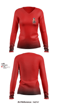 Little Dog 44429095 Women's Long Sleeve V-neck Shirt - 1
