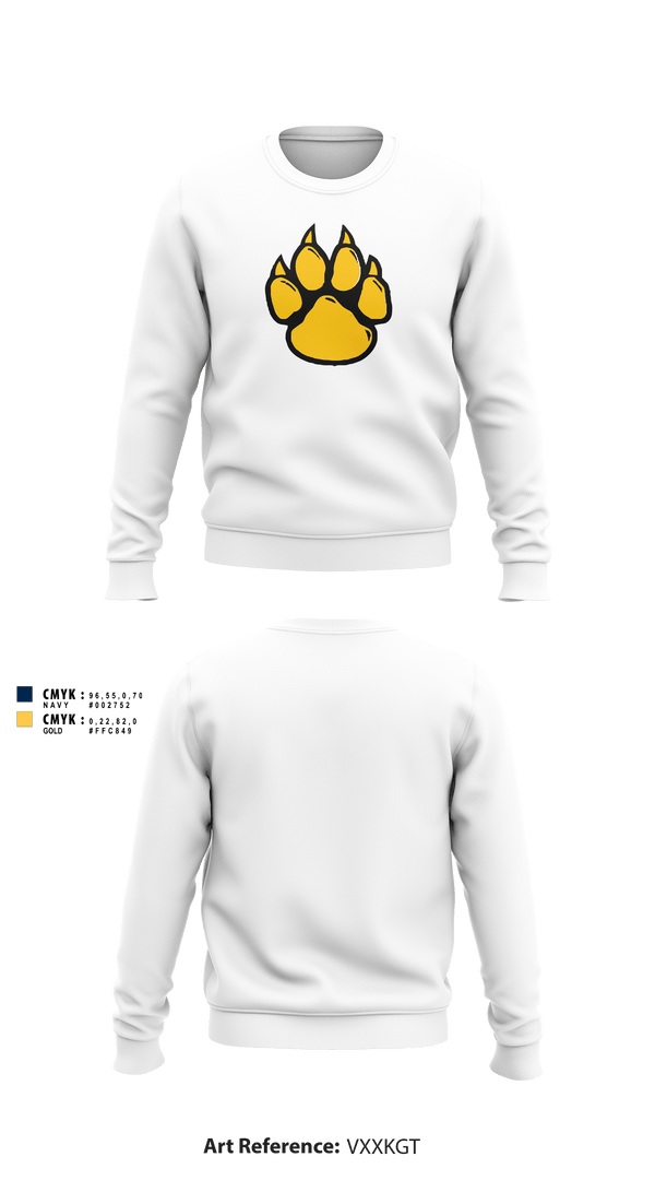 Crew Neck Sweatshirt, Waldo Pafford Elementary, Spirit Store, Teamtime, Team time, sublimation, custom sports apparel, team uniforms, spirit wear, spiritwear, sports uniforms, custom shirts, team store, custom team store, fundraiser sports, apparel fundraiser