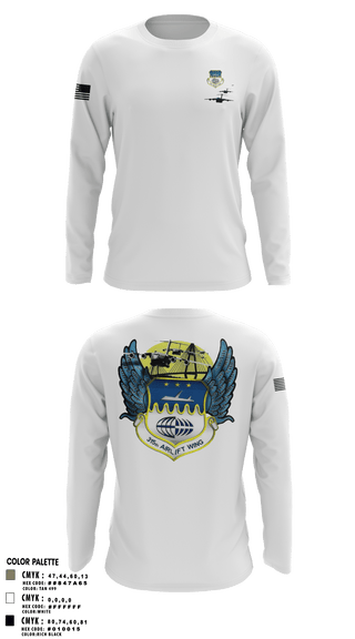 Long Sleeve Performance Shirt, , Air Force, Teamtime, Team time, sublimation, custom sports apparel, team uniforms, spirit wear, spiritwear, sports uniforms, custom shirts, team store, custom team store, fundraiser sports, apparel fundraiser