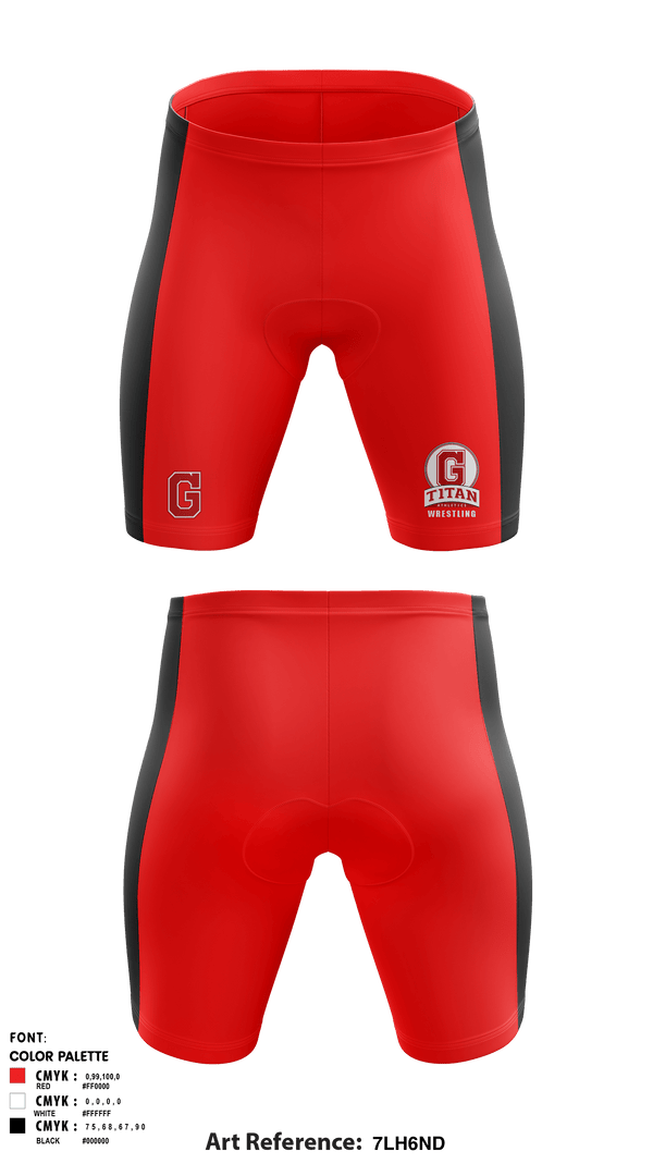 Men's Compression Shorts, Glenwood High School Wrestling, Wrestling, Teamtime, Team time, sublimation, custom sports apparel, team uniforms, spirit wear, spiritwear, sports uniforms, custom shirts, team store, custom team store, fundraiser sports, apparel fundraiser