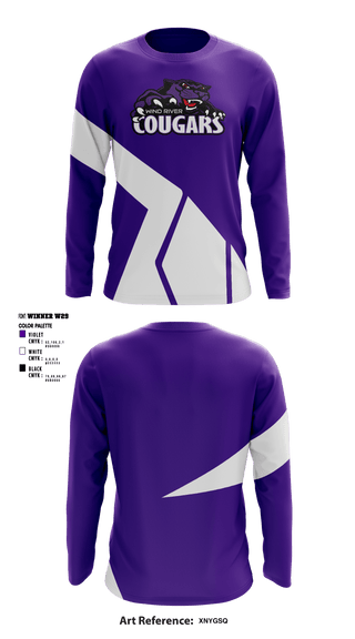 Long Sleeve Performance Shirt, Wind River High School Football, Football, Teamtime, Team time, sublimation, custom sports apparel, team uniforms, spirit wear, spiritwear, sports uniforms, custom shirts, team store, custom team store, fundraiser sports, apparel fundraiser