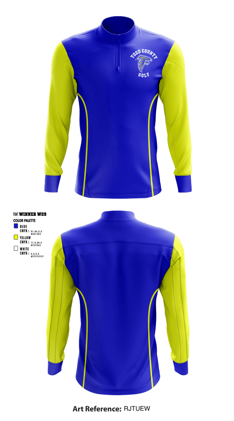 Quarter Zip Jacket, Todd County High School Golf, Golf, Teamtime, Team time, sublimation, custom sports apparel, team uniforms, spirit wear, spiritwear, sports uniforms, custom shirts, team store, custom team store, fundraiser sports, apparel fundraiser