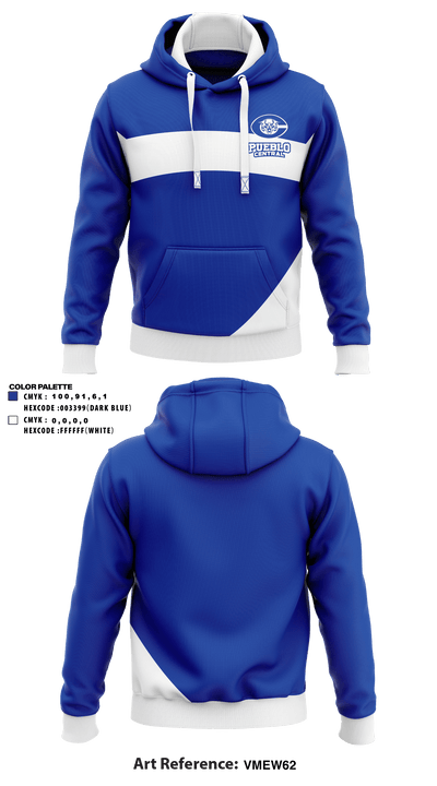 Pueblo Central High School 43431222 Hoodie - 1