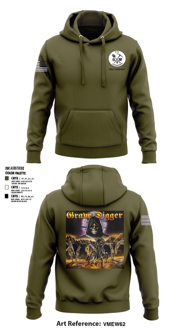 Hoodie, , Army, Teamtime, Team time, sublimation, custom sports apparel, team uniforms, spirit wear, spiritwear, sports uniforms, custom shirts, team store, custom team store, fundraiser sports, apparel fundraiser