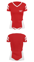 South Western Senior High School Basketball 87803106 Women's Short Sleeve V-neck Shirt - 25