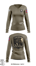C/1-82 AB Bluewolves 72961679 Women's Long Sleeve V-neck Shirt - 18