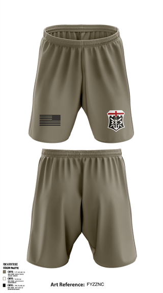 Athletic Shorts With Pockets, Echo FSC Stampede 7th Eng, Army, Teamtime, Team time, sublimation, custom sports apparel, team uniforms, spirit wear, spiritwear, sports uniforms, custom shirts, team store, custom team store, fundraiser sports, apparel fundraiser