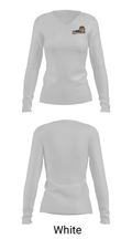Mansfield Senior High School Golf 49209349 Women's Long Sleeve V-neck Shirt - 25
