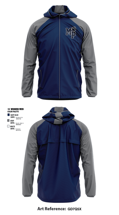 Moss Point High School 3288071 Windbreaker - 2