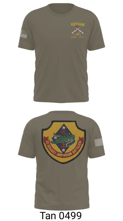 3rd AAV 1st Marines Div 71924881 Short Sleeve Performance Shirt - 35