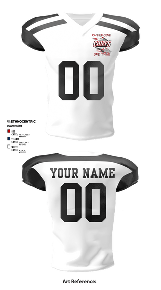 Football Jersey, Copperas Chiefs, Football, Teamtime, Team time, sublimation, custom sports apparel, team uniforms, spirit wear, spiritwear, sports uniforms, custom shirts, team store, custom team store, fundraiser sports, apparel fundraiser