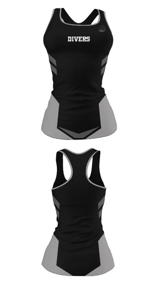 Tank Top, Divers, Football, Teamtime, Team time, sublimation, custom sports apparel, team uniforms, spirit wear, spiritwear, sports uniforms, custom shirts, team store, custom team store, fundraiser sports, apparel fundraiser