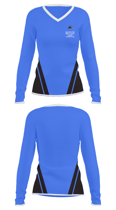 Washington County High School Basketball 52646337 Women's Long Sleeve V-neck Shirt - 25