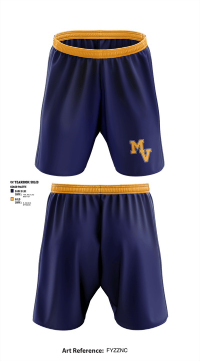 Medomak Valley Panthers 33560962 Athletic Shorts With Pockets - 1