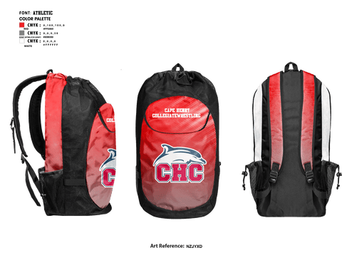 Gear Bag, Cape Henry Collegiate Upper School Wrestling, Wrestling, Teamtime, Team time, sublimation, custom sports apparel, team uniforms, spirit wear, spiritwear, sports uniforms, custom shirts, team store, custom team store, fundraiser sports, apparel fundraiser