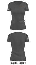 Pahrump Valley High School Cheer 25876249 Women's Short Sleeve V-neck Shirt - 22