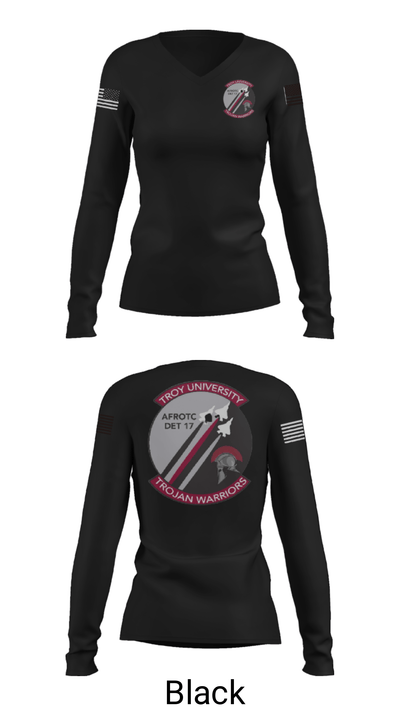 Detachment 017 95318088 Women's Long Sleeve V-neck Shirt - 39