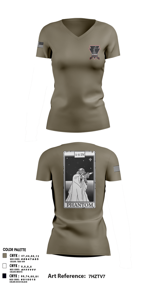 Women's Short Sleeve Vneck Shirt, 1-5 Recon, Army, Teamtime, Team time, sublimation, custom sports apparel, team uniforms, spirit wear, spiritwear, sports uniforms, custom shirts, team store, custom team store, fundraiser sports, apparel fundraiser