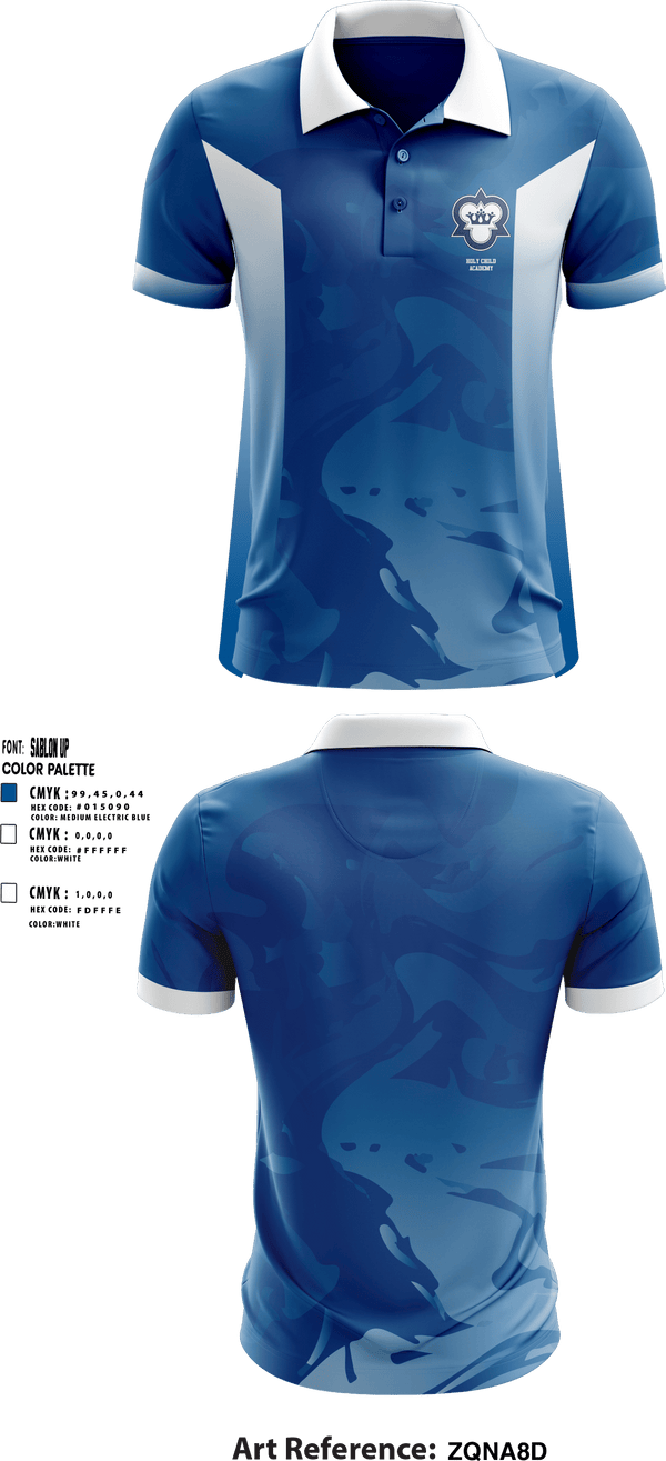 Short Sleeve Performance Polo, Holy Child Academy, Spirit Store, Teamtime, Team time, sublimation, custom sports apparel, team uniforms, spirit wear, spiritwear, sports uniforms, custom shirts, team store, custom team store, fundraiser sports, apparel fundraiser