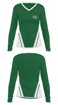 Worcester Central High School Basketball 98172206 Women's Long Sleeve V-neck Shirt - 25