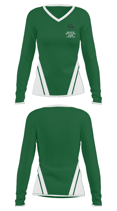 Worcester Central High School Basketball 98172206 Women's Long Sleeve V-neck Shirt - 25