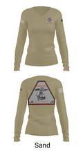 3-71 Cav 93669084 Women's Long Sleeve V-neck Shirt - 41