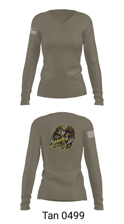 1-25 AB Echo C.Co 9457817 Women's Long Sleeve V-neck Shirt - 41