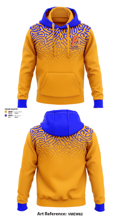Flora High School Basketball 50260005 Hoodie - 1