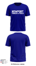 Newport High School Track & Field 49757231 Short Sleeve Performance Shirt - 1