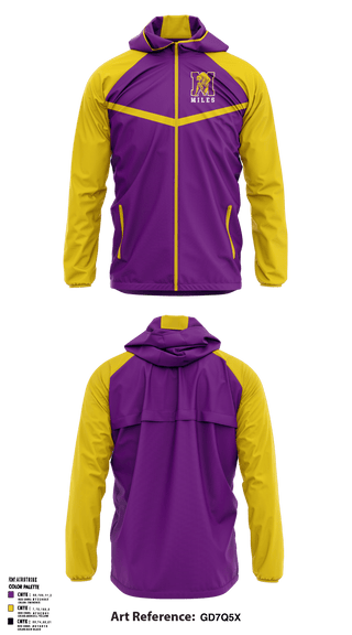 Windbreaker, Miles College, Spirit Store, Teamtime, Team time, sublimation, custom sports apparel, team uniforms, spirit wear, spiritwear, sports uniforms, custom shirts, team store, custom team store, fundraiser sports, apparel fundraiser