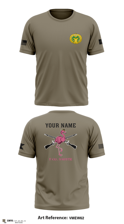 Flamingo Co F 3/485 IN 12682083 Short Sleeve Performance Shirt - 4