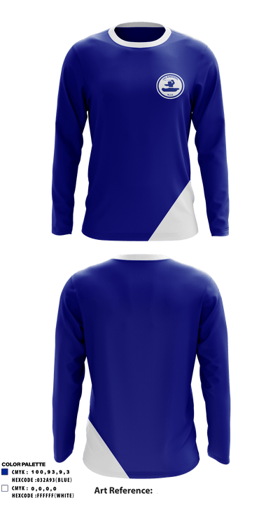 Nelson Island High School 24066832 Long Sleeve Performance Shirt - 1