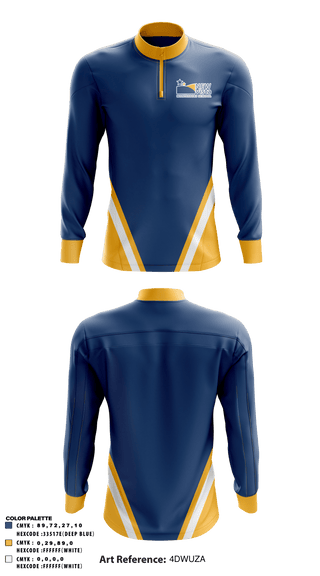 Quarter Zip Jacket, New Vista Montessori School, Spirit Store, Teamtime, Team time, sublimation, custom sports apparel, team uniforms, spirit wear, spiritwear, sports uniforms, custom shirts, team store, custom team store, fundraiser sports, apparel fundraiser