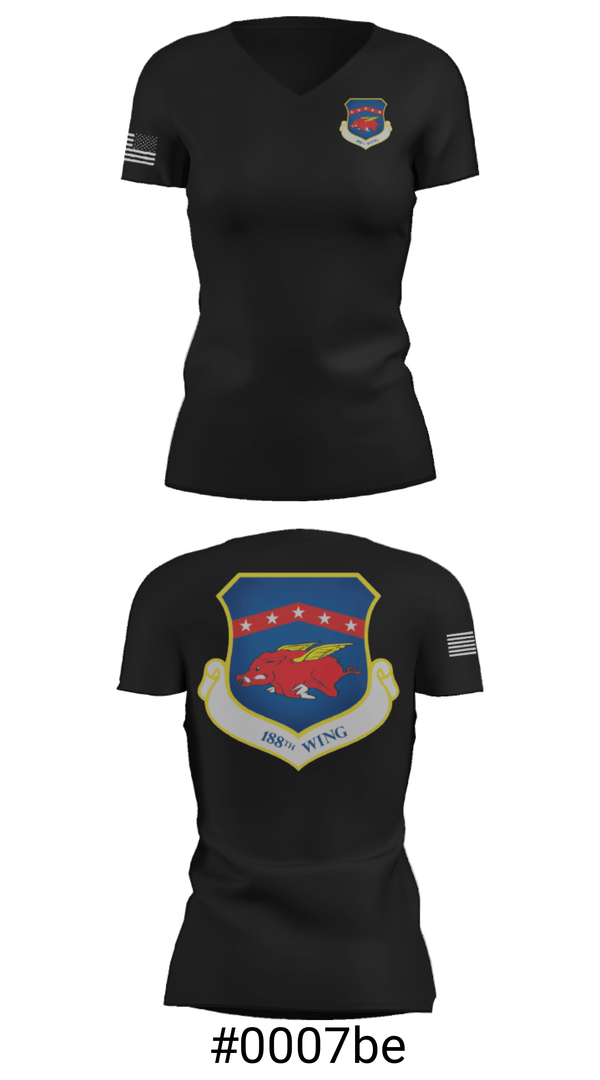 Women's Short Sleeve Vneck Shirt, , Air Force, Teamtime, Team time, sublimation, custom sports apparel, team uniforms, spirit wear, spiritwear, sports uniforms, custom shirts, team store, custom team store, fundraiser sports, apparel fundraiser
