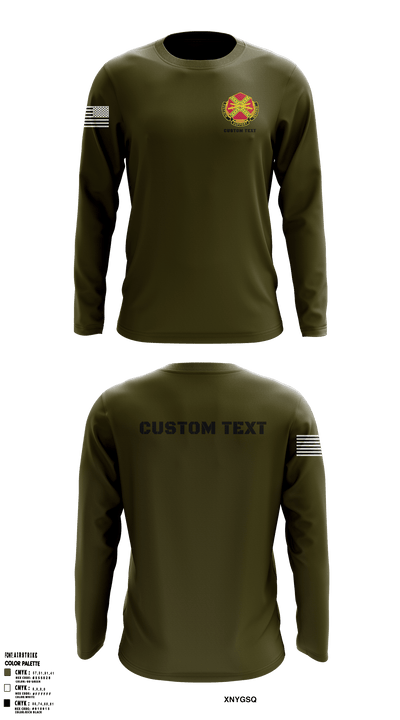 USAG Fort Sill 33635328 Long Sleeve Performance Shirt - 53